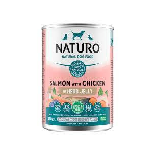 NATURO ADULT DOG SALMONCHICKEN X 390gr