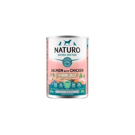 NATURO ADULT DOG SALMONCHICKEN X 390gr