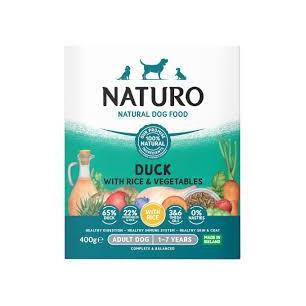 NATURO ADULT DOG DUCKVEG BANDEJAX400gr