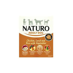 NATURO ADULT DOG CHICKLAMB BANDEJA 400g