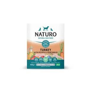 NATURO ADUL DOG TURKEY POTATO VEGX 400gr
