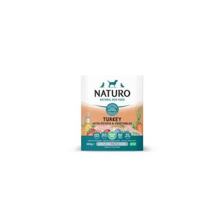 NATURO ADUL DOG TURKEY POTATO VEGX 400gr