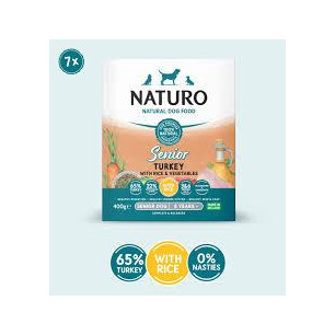 NATURO ADUL DOG SENIOR TURKEY X 400gr