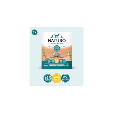 NATURO ADUL DOG SENIOR TURKEY X 400gr