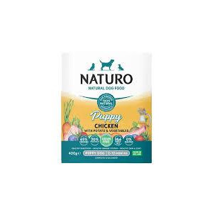 NATURO ADUL DOG PUPPY CHICKEN POTATX400g