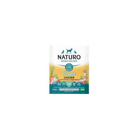 NATURO ADUL DOG PUPPY CHICKEN POTATX400g