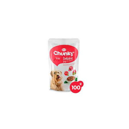 CHUNKY DELIDOG TROZOS CARNE X 100 gr