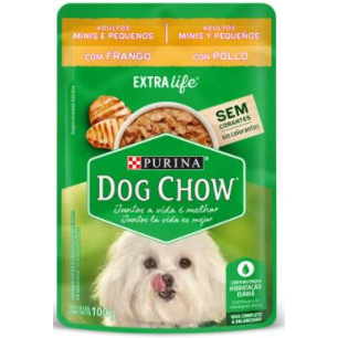 DOG CHOW POUCH ADULT R.P DE POLLO X100gr