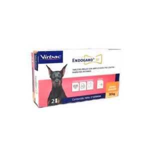 ENDOGARD PERRO 30 kg CAJA X 2 TABLETAS