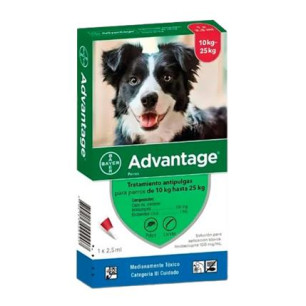 ADVANTAGE PERROS 10-25 kg 2.5 ml