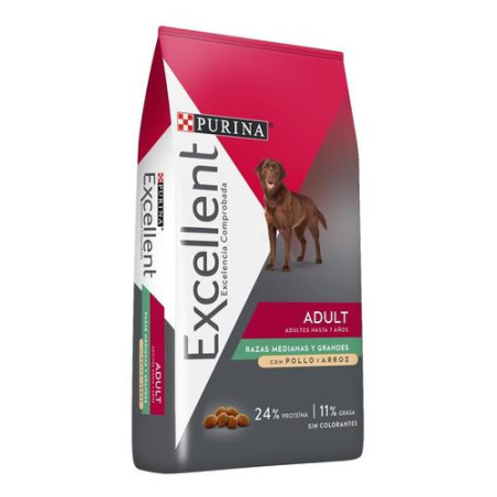 EXCELLENT ADULTO POLLO y ARROZ X 3 kg