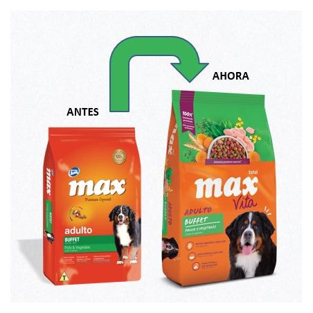 MAX C VITA ADULTO BUFFET POLLOVE X 8 Kg