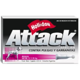ATTACK PERRO 15 A 35 KG X 3.5 ml