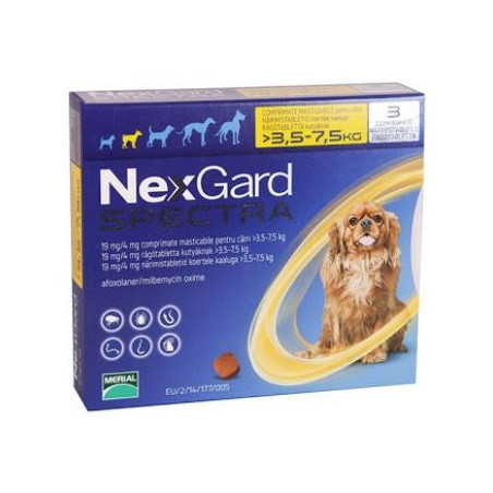 NEXGARD SPECTRA 7.5 -15 kg VERDE