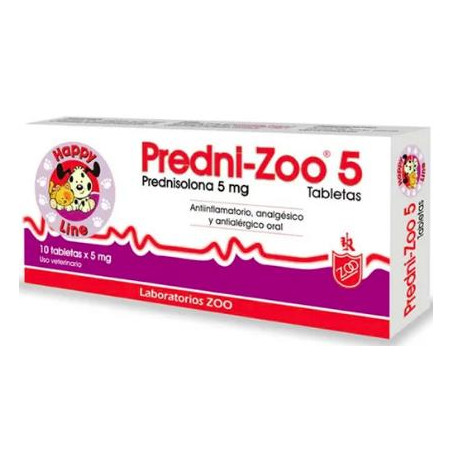 PREDNI-ZOO 5 mg Caja X 10 tabletas
