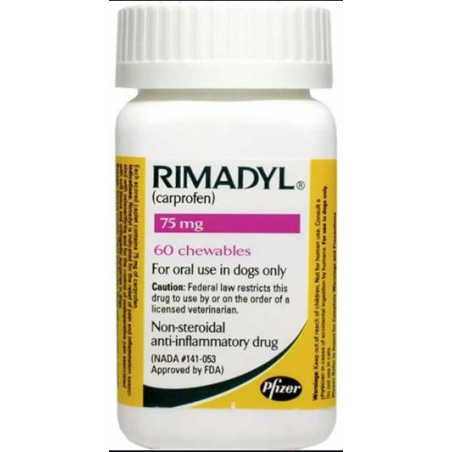 RIMADYL 75 Mg venta por tableta (1)