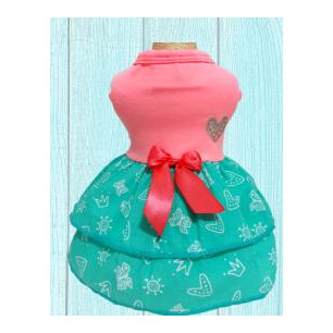 VESTIDO PUNTITOS XS