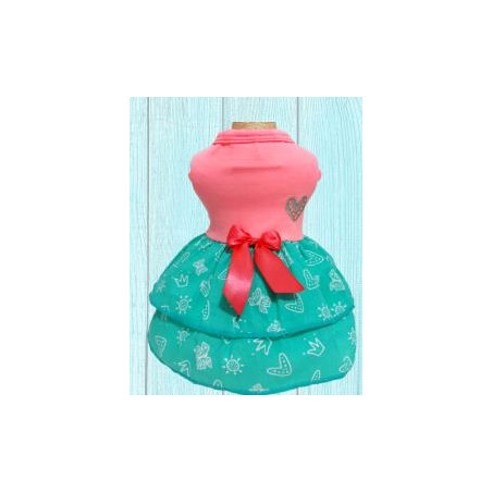 VESTIDO PUNTITOS XS