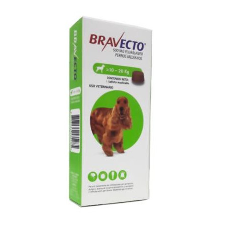 BRAVECTO 500 mg 1 Tab 10-20 kg