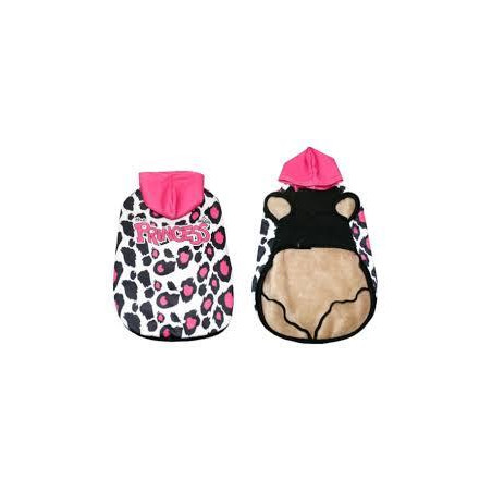 ABRIGO FELPADO CAPUCHA PRINCESS T20