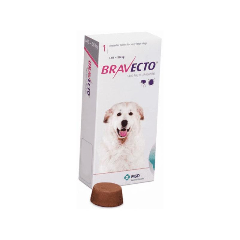 BRAVECTO 1400 mg 1 TAB 40-56 kg BRAVECTO 1400 mg 1 TAB 40-56 kg