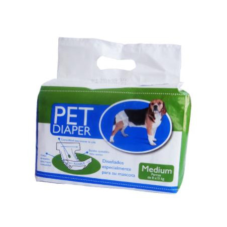 PAÑAL PET DIAPER T M X 10 UND