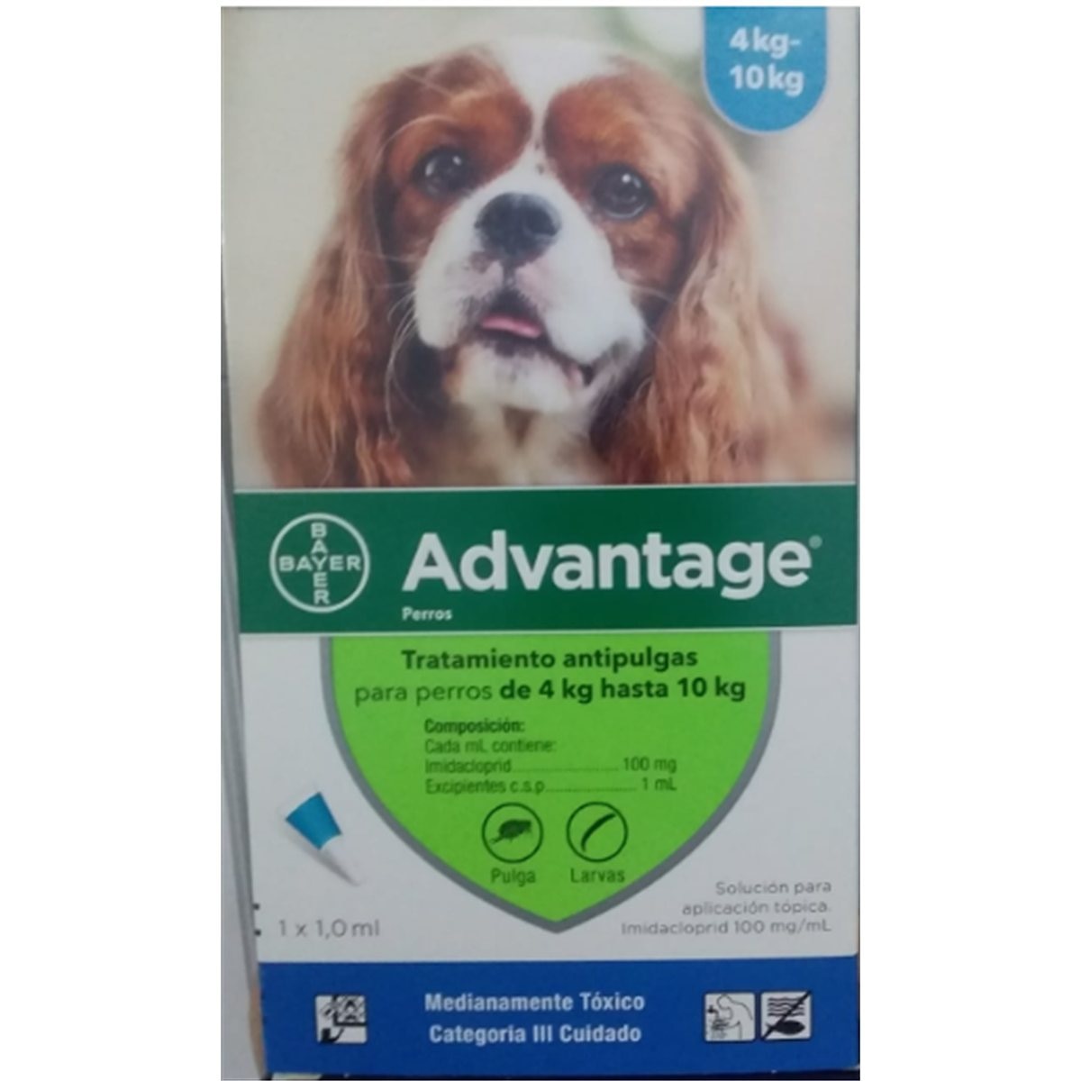 ADVANTAGE PERROS * 1.0 ml DE 4-10 kg