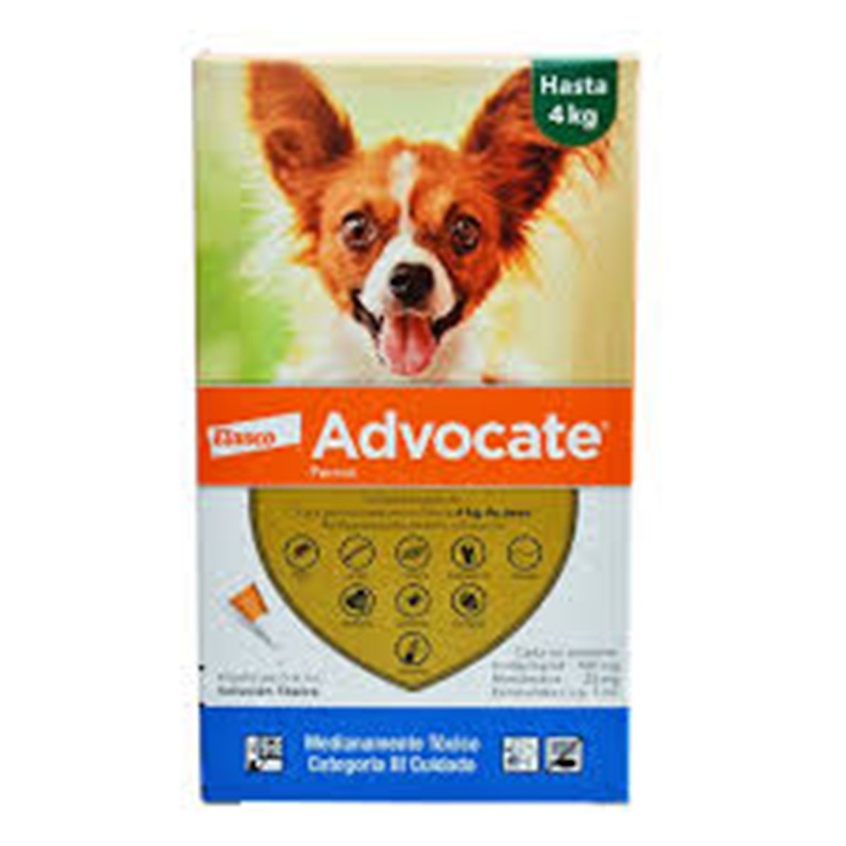 ADVOCATE PERROS * 0.4 ml Hasta 4 kg