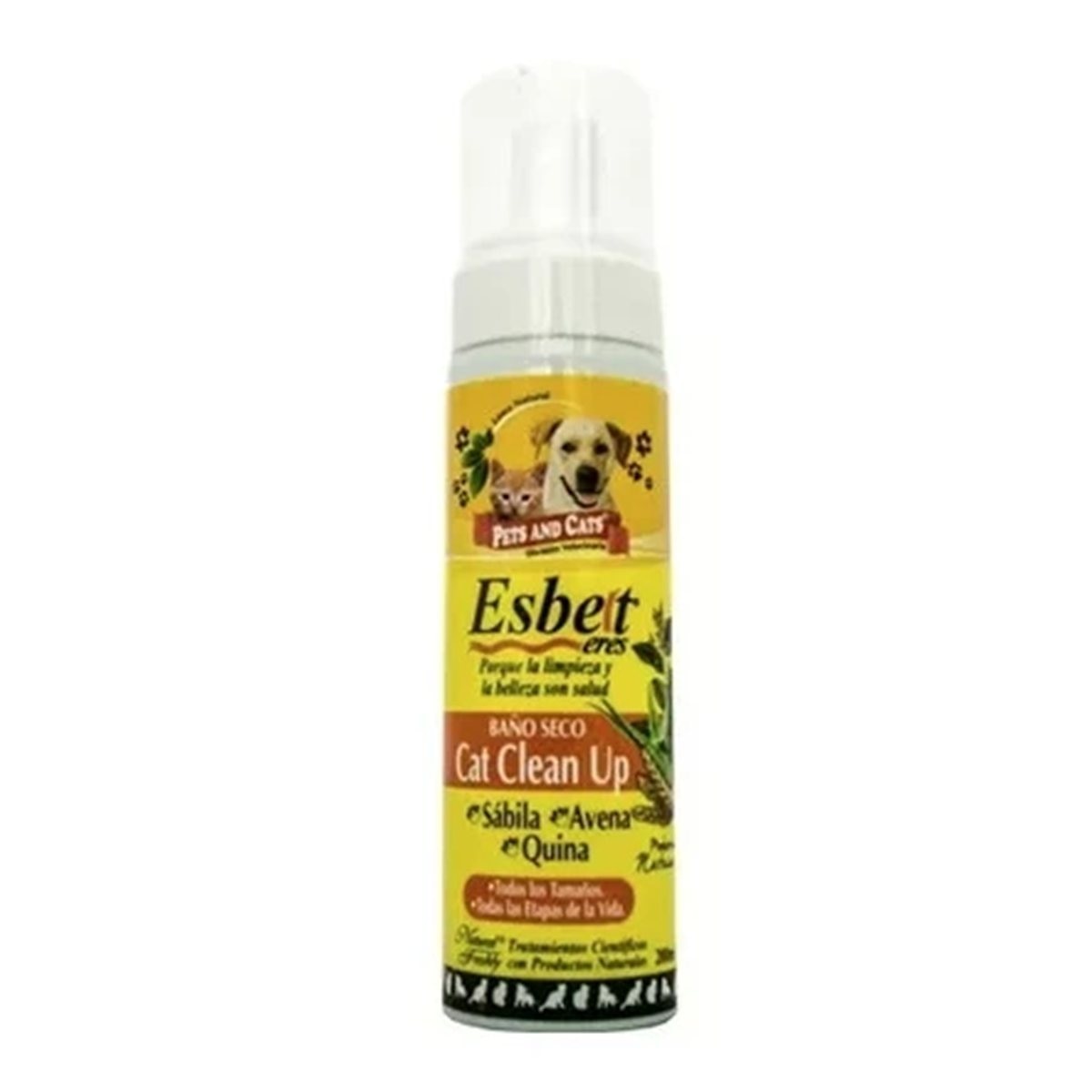 BAÑO SECO ESBELT GATO* 200GR