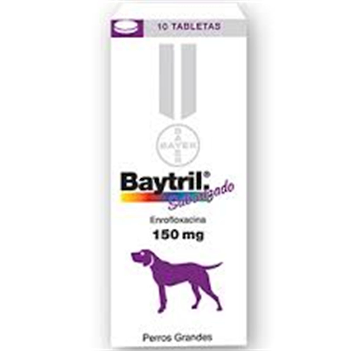 BAYTRIL 150 mg PERROS GRANDES * TABLETA