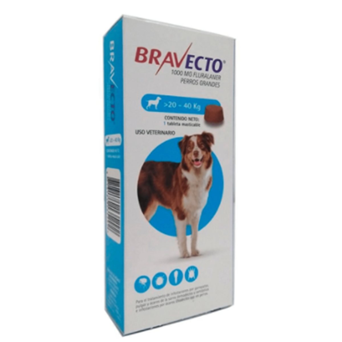 BRAVECTO 1000 mg 1 Tab 20-40 kg