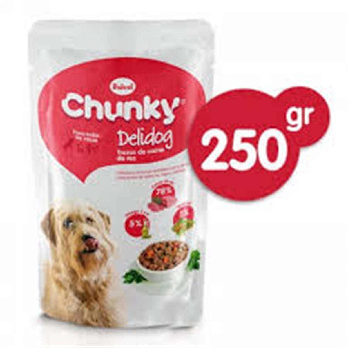 CHUNKY DELIDOG TROZOS DE CARNE * 250 gr