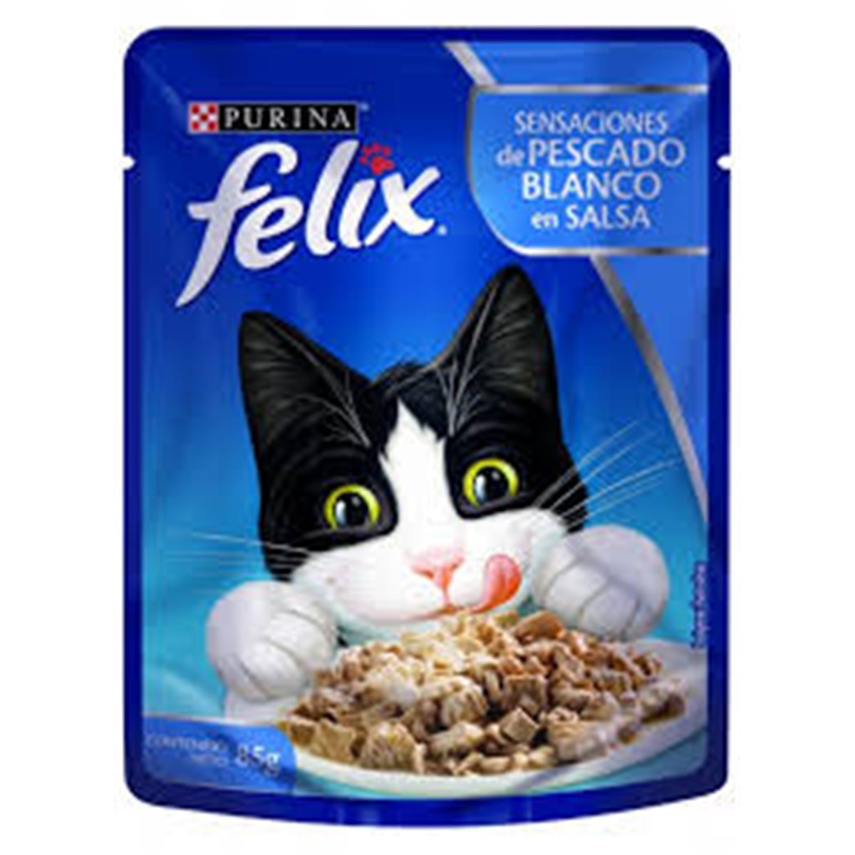 FELIX POUCH SENSAC. PESCADO BLANC 85 gr