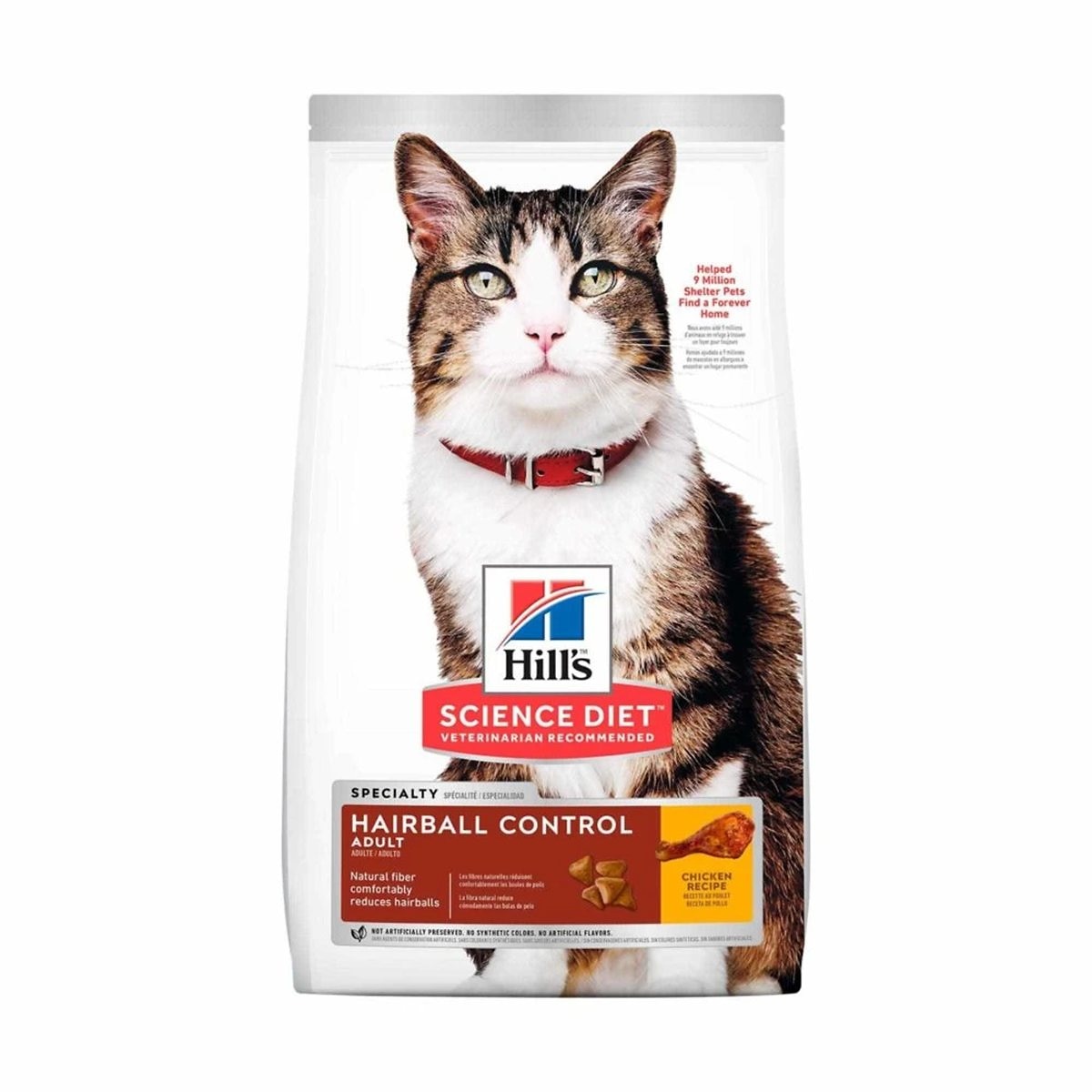 HILLS F ADULT HAIRBALL CONTROL * 3.5 Lb