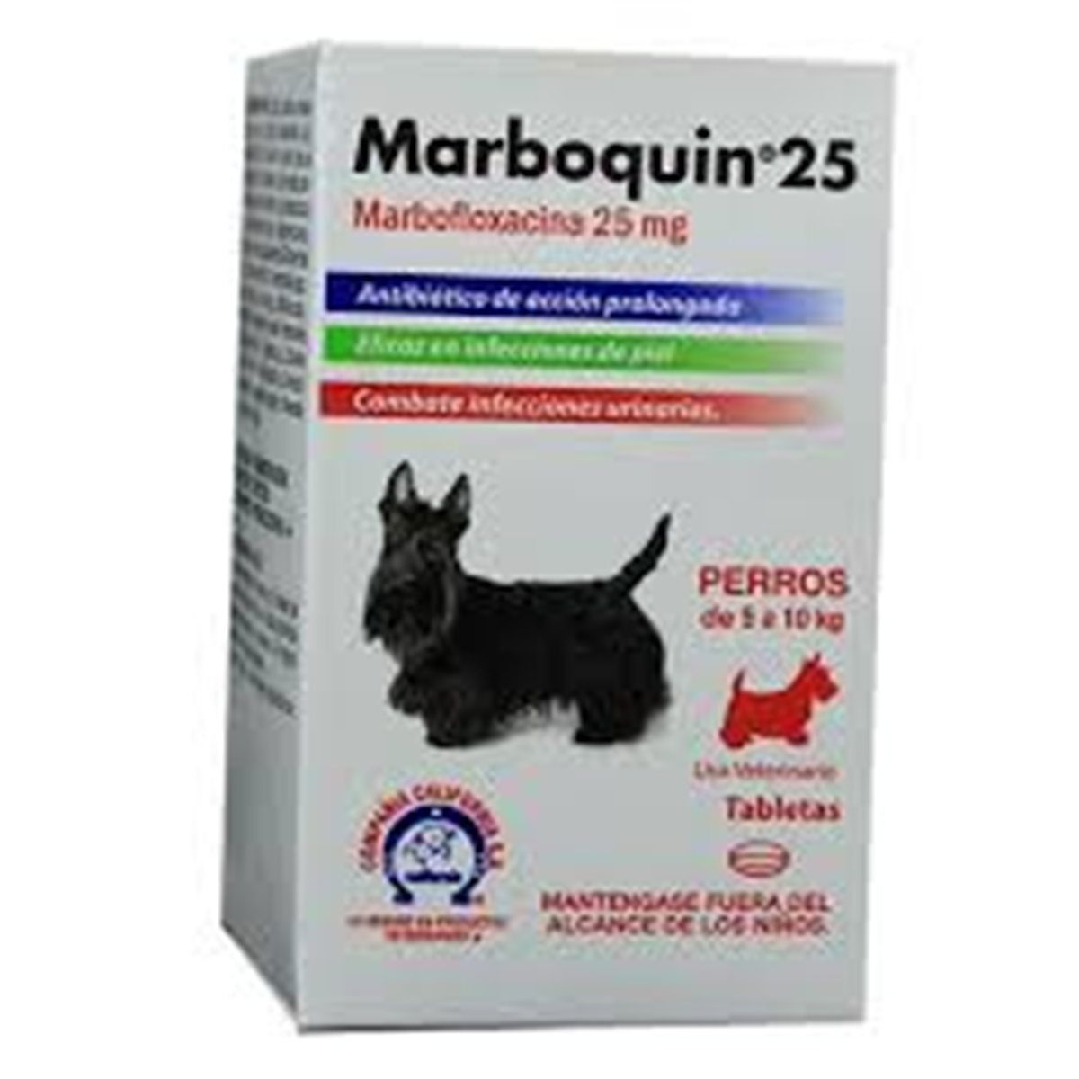 MARBOQUIN 25 MG  * 10 TAB