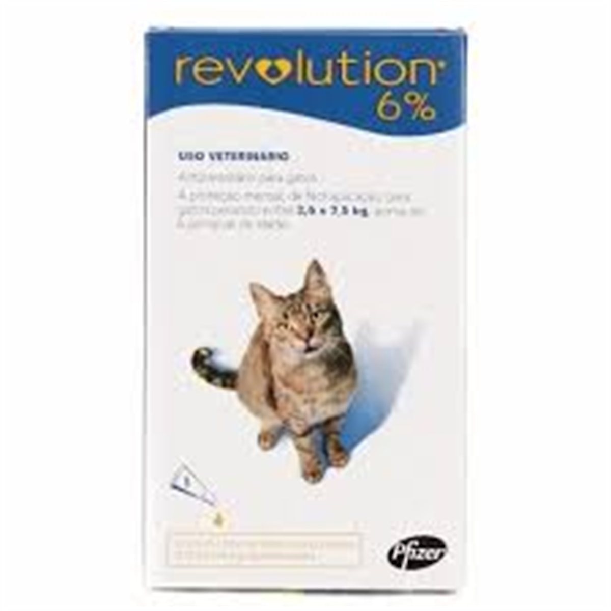 REVOLUTION AZUL *1 PIPETA (Gatos) 2.6 kg