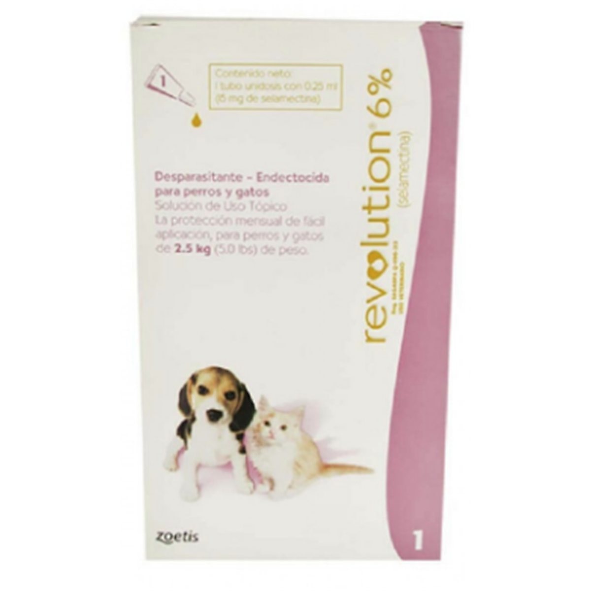 REVOLUTION ROSADO 6%*1 PIPETA (0-2.5 Kg)