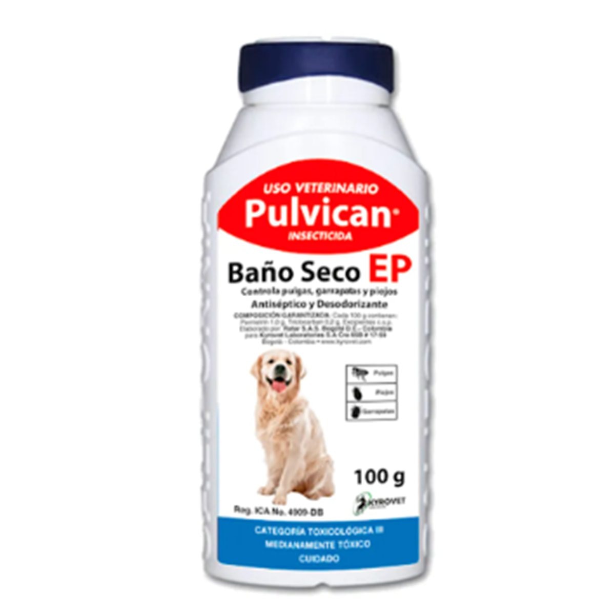 BAÑO SECO PULVICAN * 100 gr