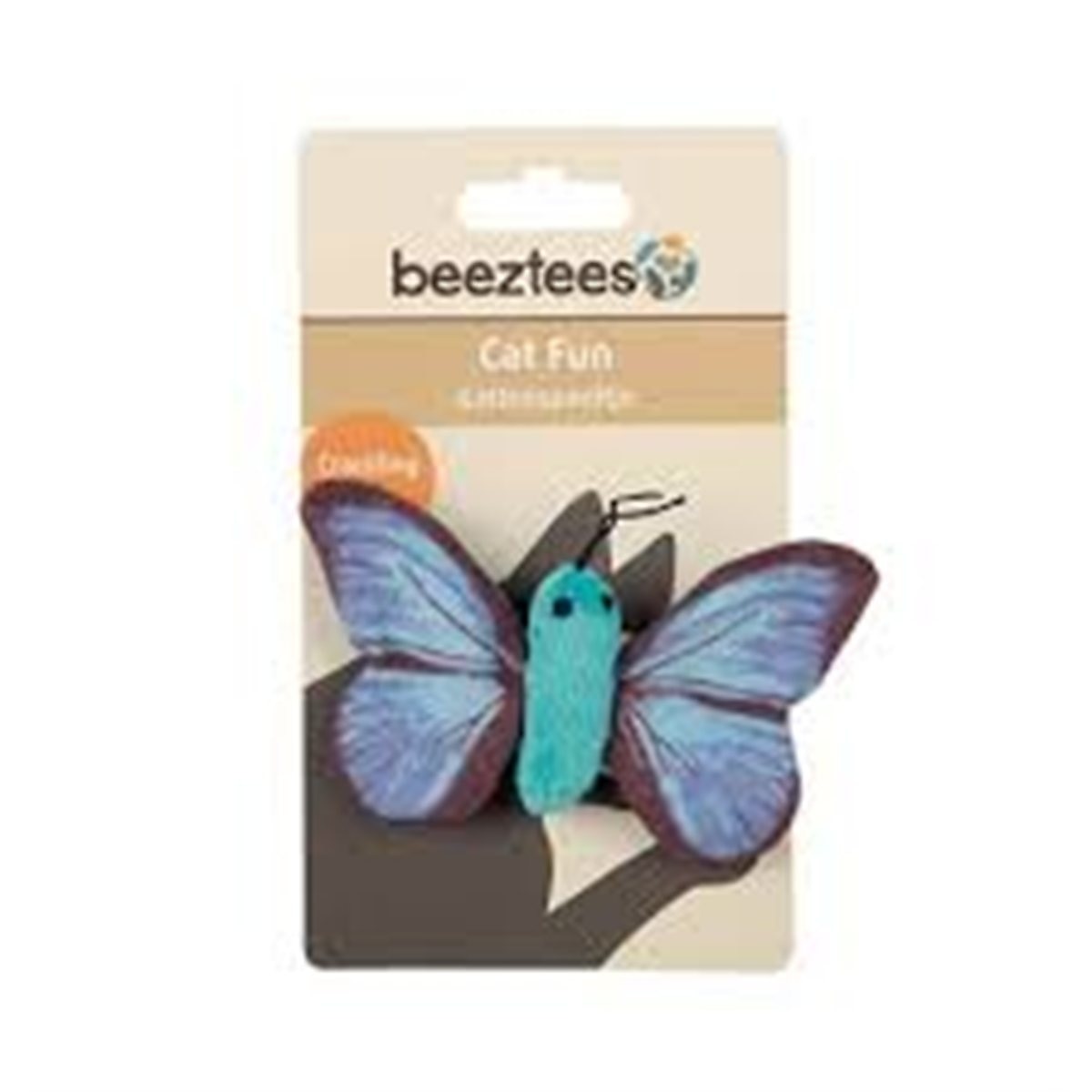 JUGUETE PARA GATO SPARKY MARIPOSA AZUL