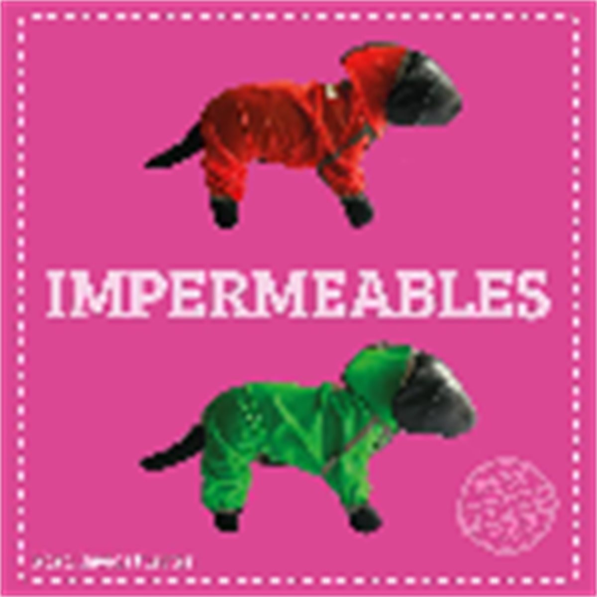 IMPERMEABLE ROSADO TALLA XS