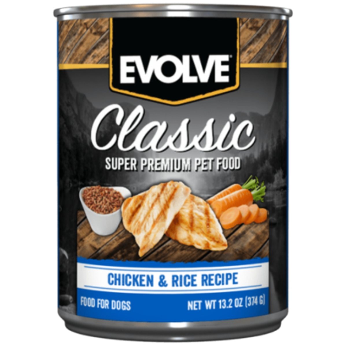 EVOLVE DOG LATA CHIKEN PO 13.2 oz 374 gr