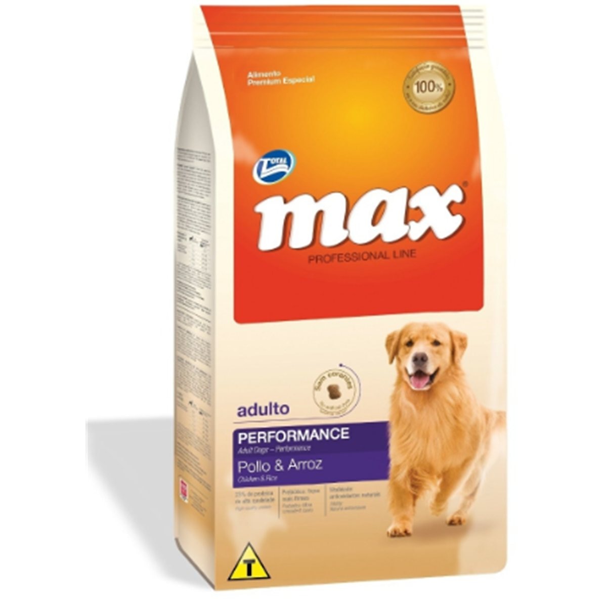 MAX C ADULT PERFOMANCE FRANGO * 20 Kg+2K