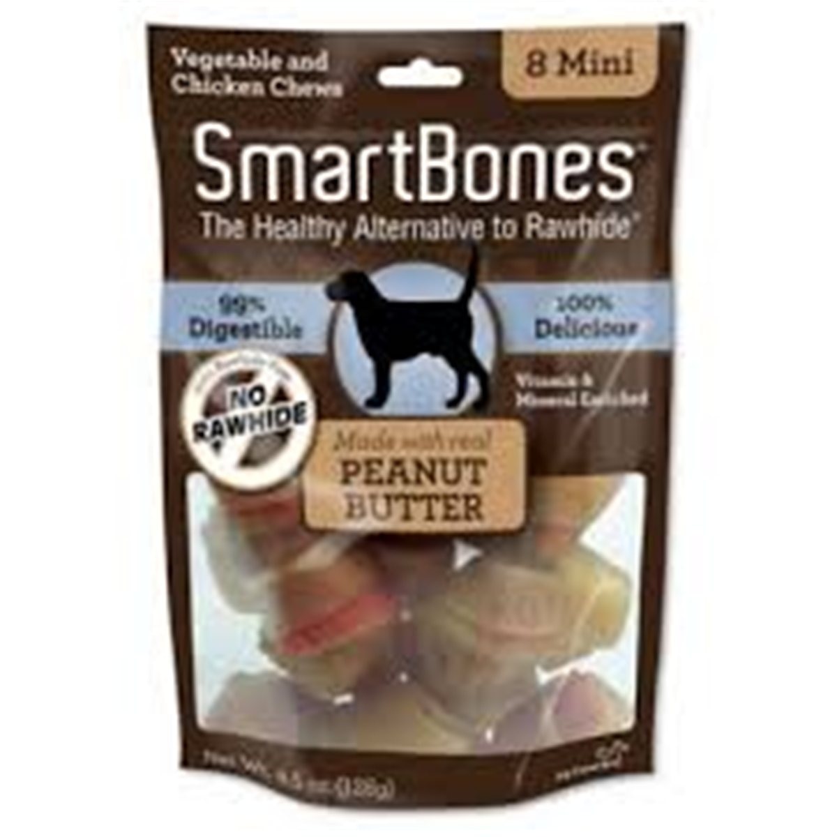 SNACK SMARTBONES MANTEQUILA MANI *8