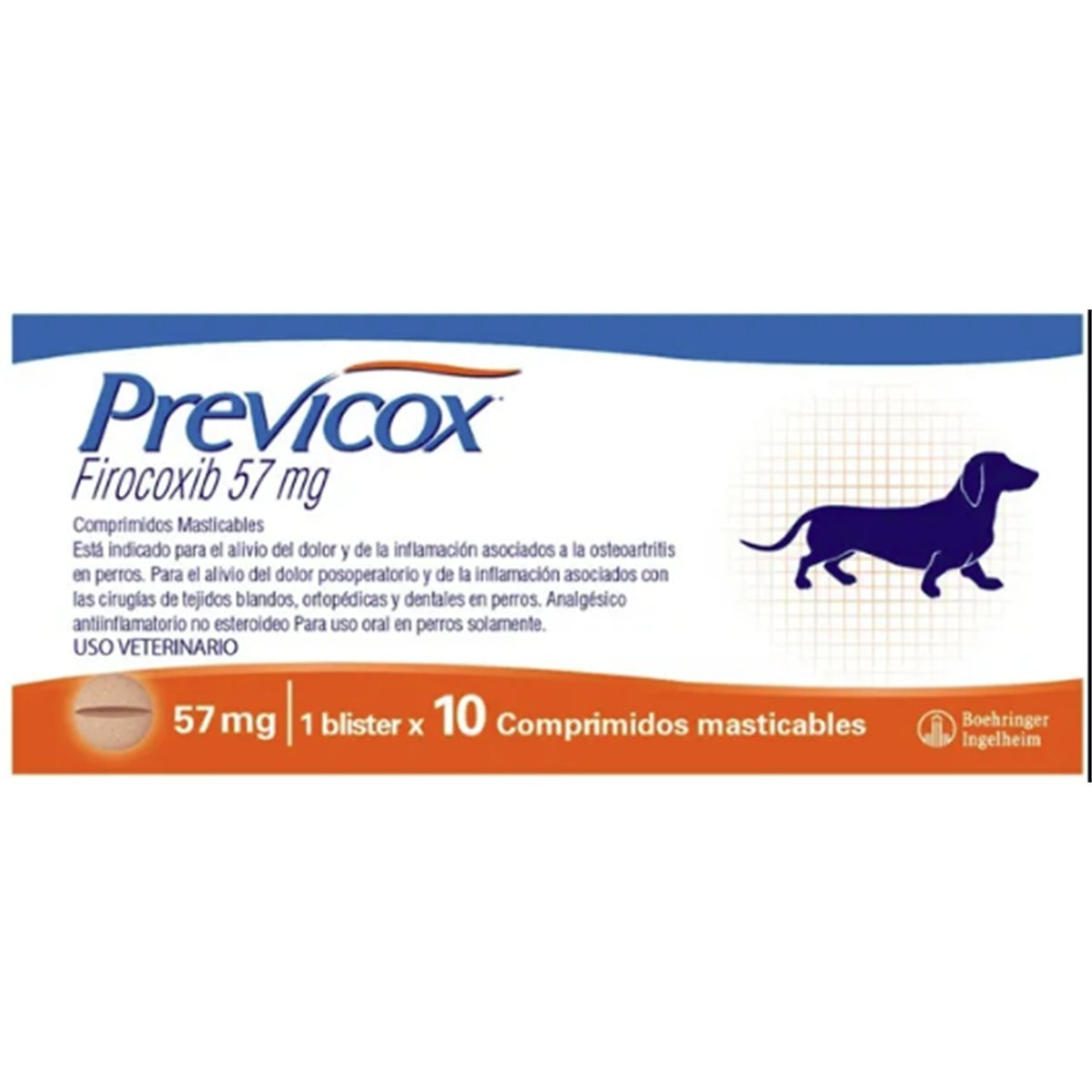 PREVICOX 57 mg 10 COMPRIMIDOS * BLISTER