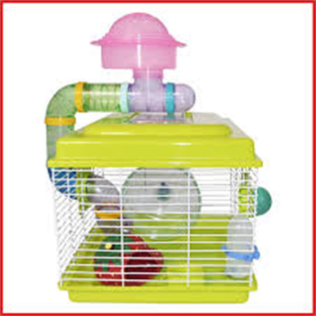 JAULA DE HAMSTER TUBERIA COMPLETA