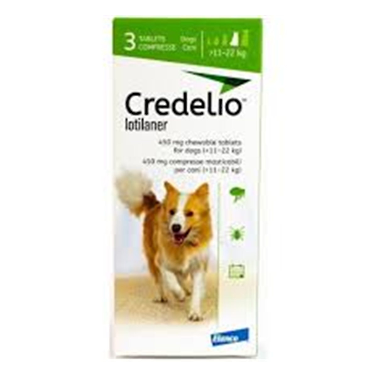 CREDELIO 11-22  kg VERDE * TABLETA