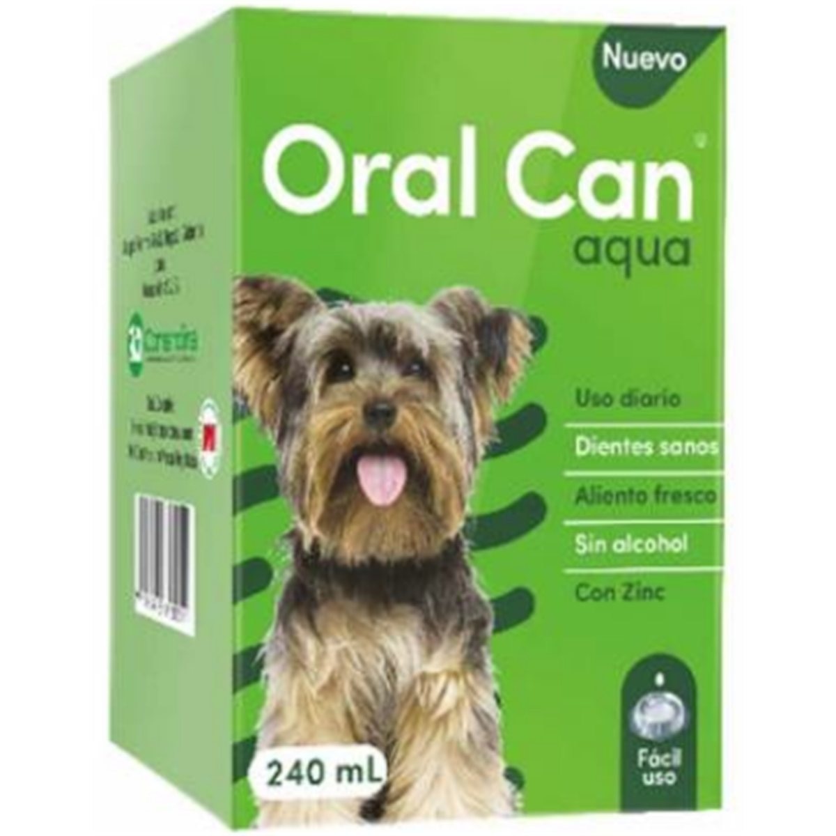 ORAL CAN AGUA FCO * 240 ml