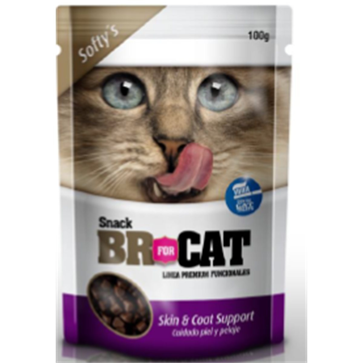 BR CAT SNACK SKIN Y COAT SUPPORT* 100 gr