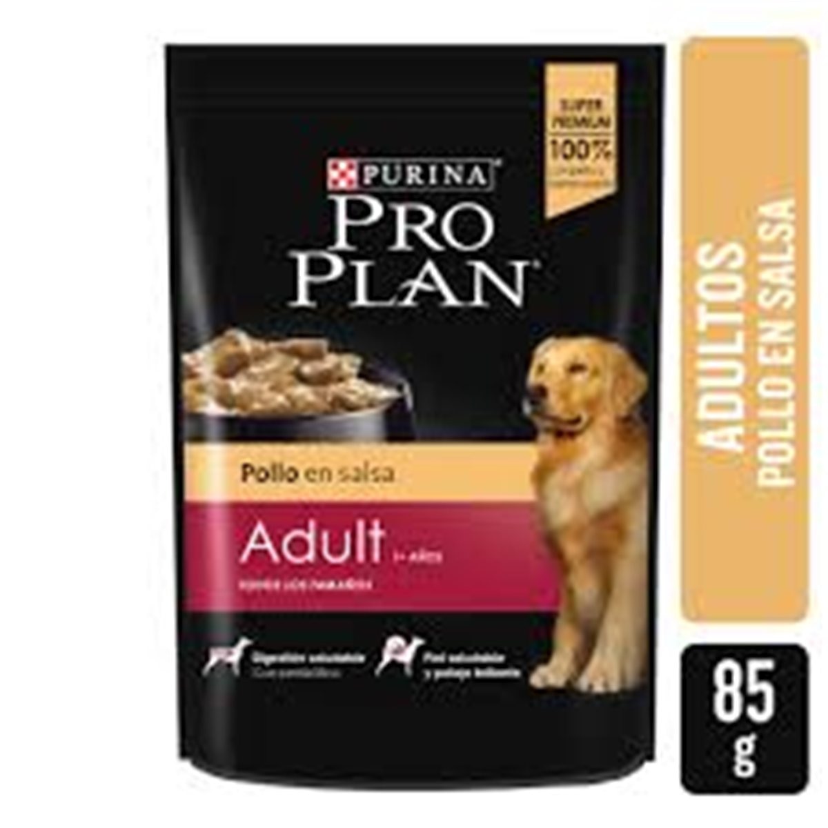 PROPLAN POUCH ADULTO POLLO * 85 gr