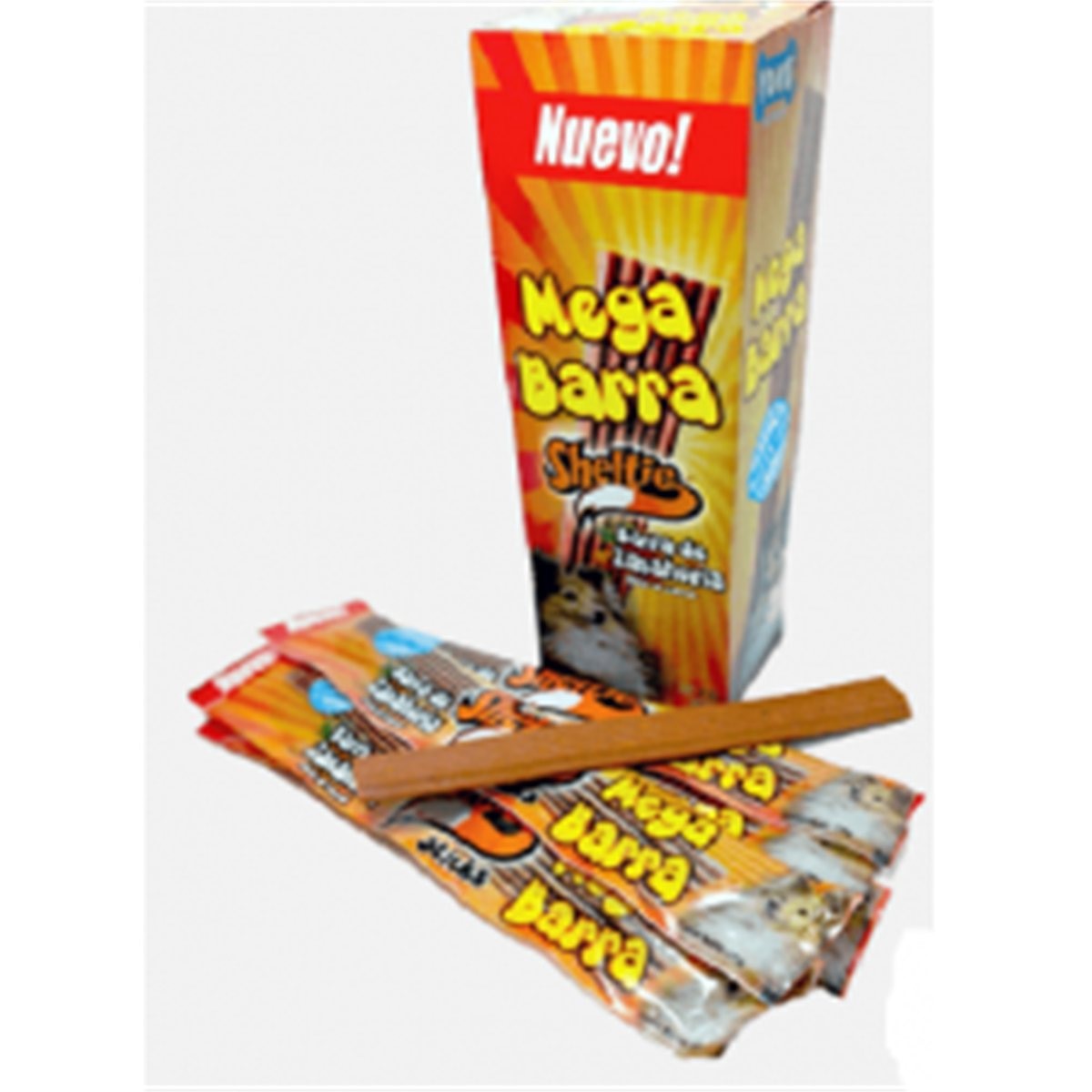 SHELTIE MEGABARRAS ZANAHORIA 38G * UND